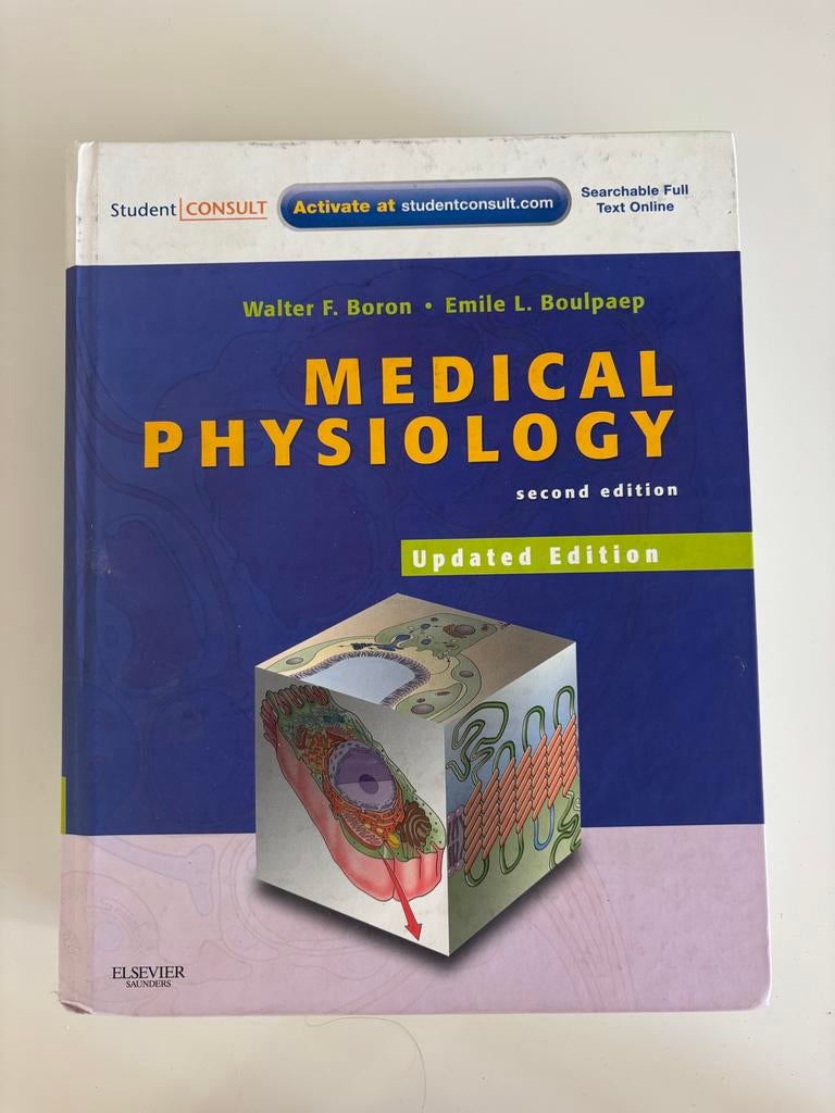 Medical Physiology - Boron & Boulpaep (Updated Edition), Boeken, Ophalen of Verzenden, Beta, Zo goed als nieuw, WO