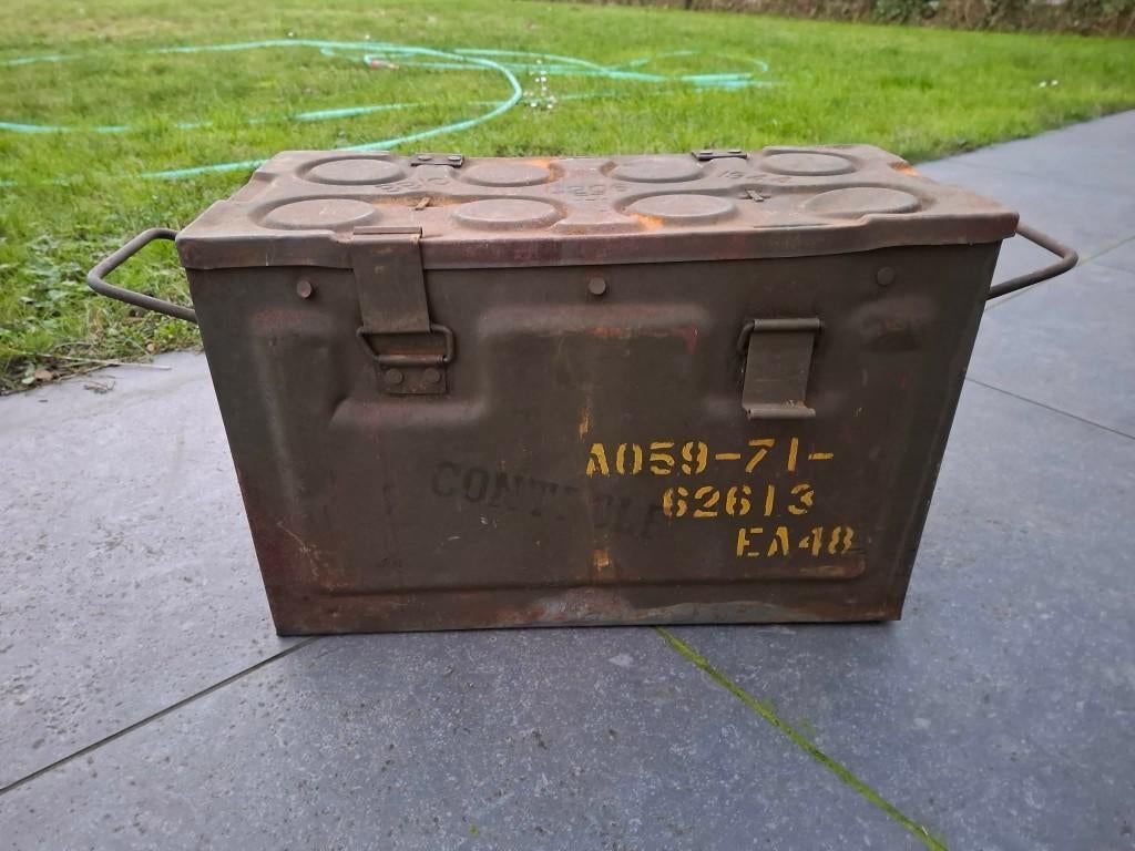 C206 Ammo box voor 25 ponder 1944, Verzamelen, Militaria | Tweede Wereldoorlog, Ophalen of Verzenden, Landmacht, Engeland, Kist of Geocache