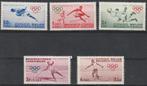 1362. Belgisch Congo 360/64 pfr. Olymp. Spelen, Ophalen of Verzenden, Overige landen, Postfris