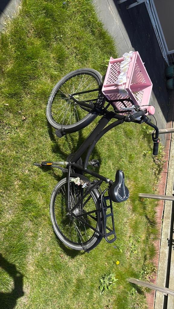 Zwarte kinder fiets, Ophalen of Verzenden, Gebruikt