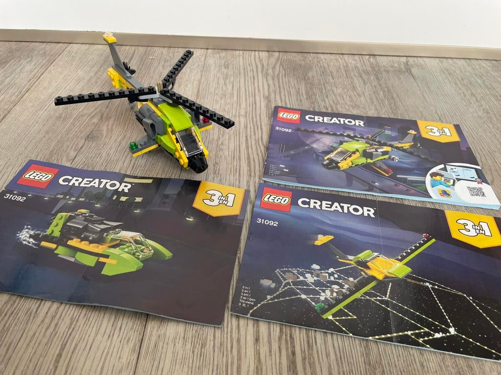 Lego Creator 3in1 31092 Helikopteravontuur, Ophalen, Zo goed als nieuw
