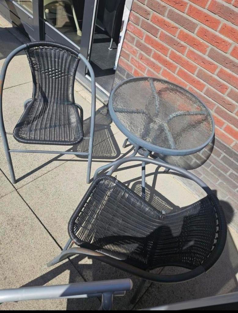 Tuinset met 4 stoelen en een tafel, Tuin en Terras, Tuinsets en Loungesets, Ophalen of Verzenden