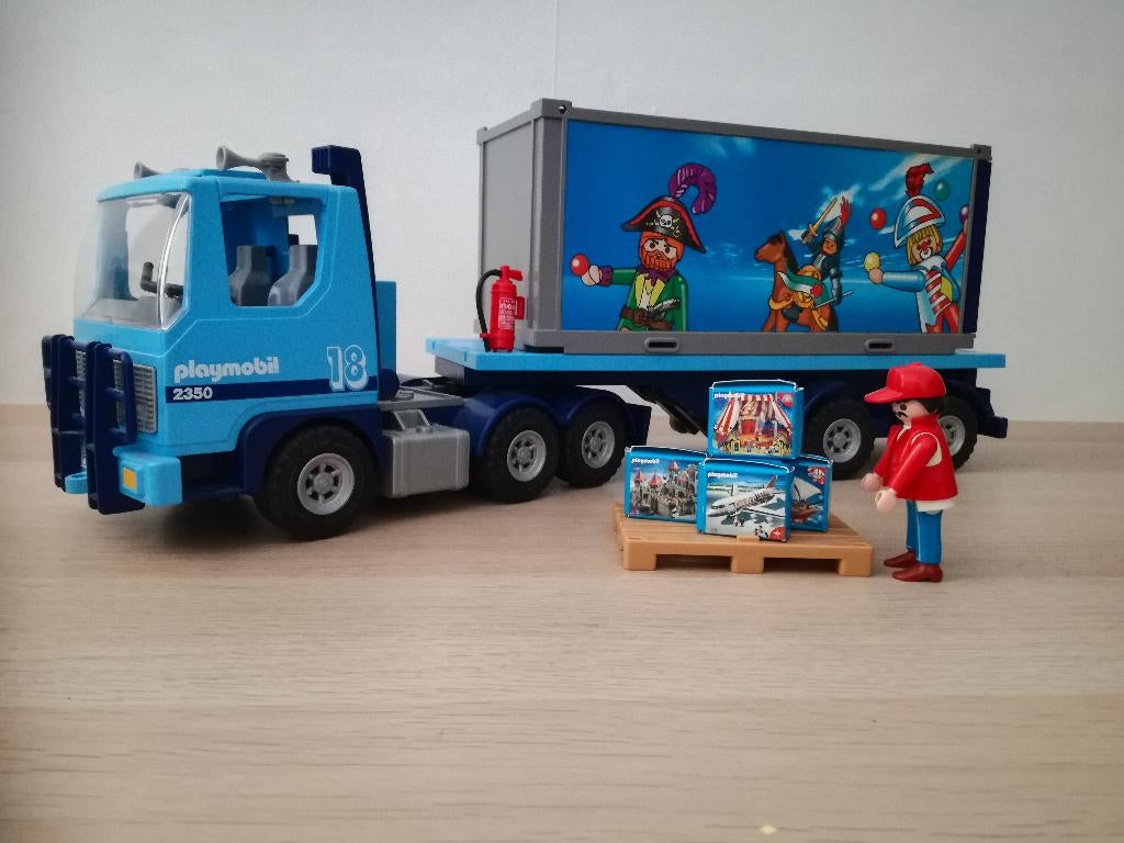 Playmobil Vrachtwagen, Ophalen, Gebruikt, Complete set