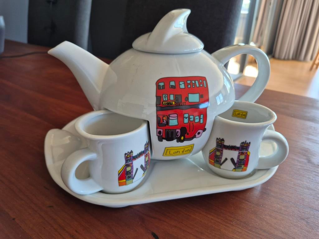 Vintage Theeservies  London, Ophalen of Verzenden