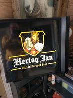 Grote hertog jan kroeg reclame verlichting, Verzamelen, Biermerken, Ophalen, Gebruikt, Reclamebord, Plaat of Schild, Hertog Jan