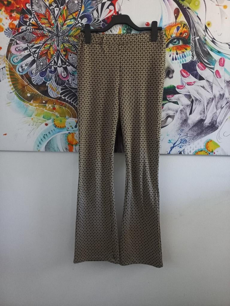 Cotton Club flared broek - Maat M, Maat 38/40 (M), Overige kleuren, Ophalen of Verzenden, Zo goed als nieuw