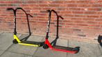 Stuntstep oxelo rood en geel (1 €15 samen €25), Fietsen en Brommers, Ophalen, Gebruikt, Gewone step