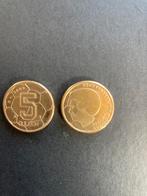 2 x 5 gulden munt, Postzegels en Munten, Munten | Nederland, Ophalen of Verzenden, Koningin Beatrix