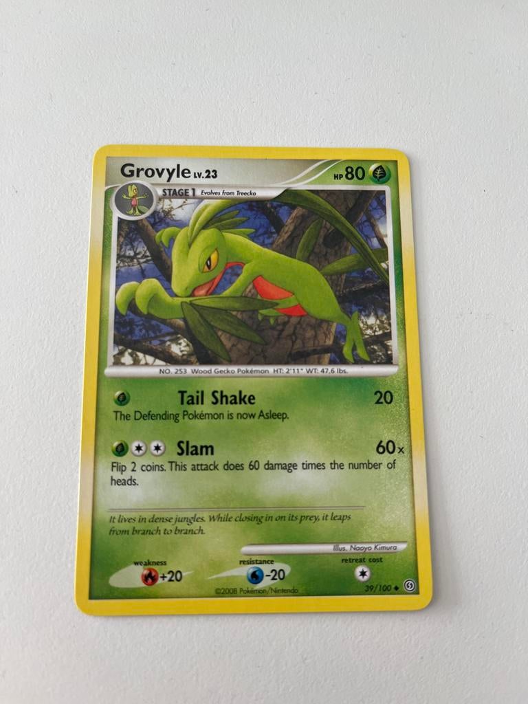 Groovyle Pokémon kaart - LV.23 - 39/100, Ophalen of Verzenden, Zo goed als nieuw, Losse kaart