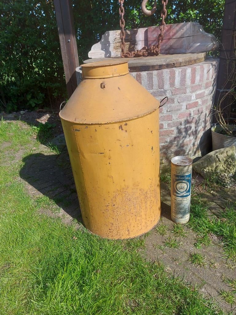Antiek xxxl beschuit winkelblik in orginele kleur ca 83 cm h, Ophalen, Gebruikt, Overige