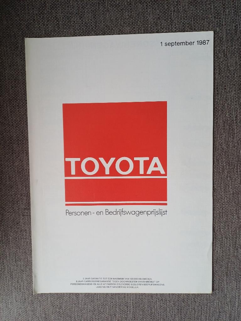 Toyota, Toyota, Ophalen of Verzenden, Zo goed als nieuw, Toyota
