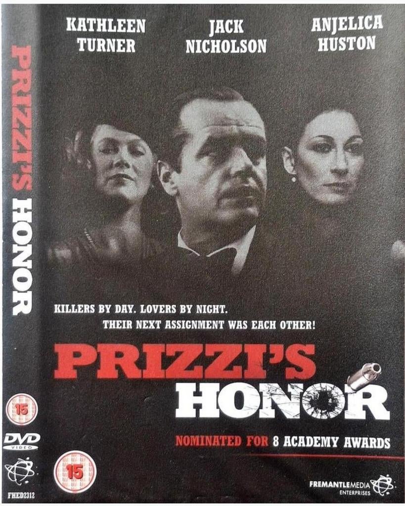 DVD  SPEELFILM - Prizzi's Honor (Nicholson/Turner)(UK), Alle leeftijden, Ophalen of Verzenden, Gebruikt