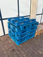 10x kunstof / plastic pallet blauw, Ophalen of Verzenden