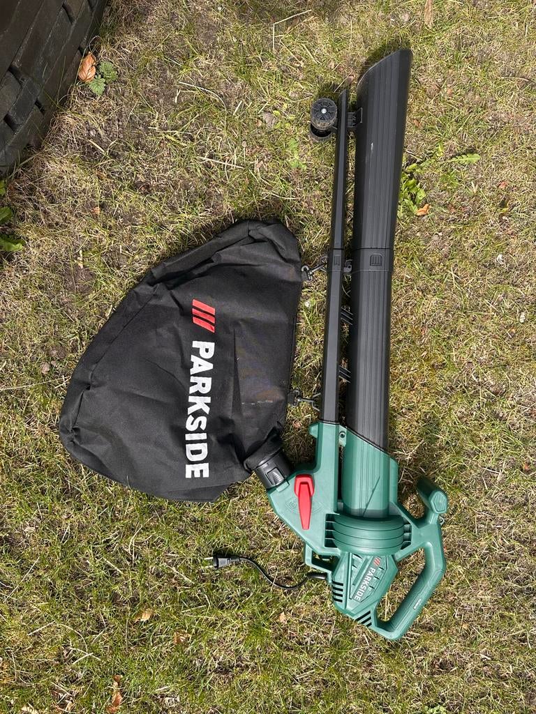 Parkside Bladblazer/Bladzuiger, Tuin en Terras, Bladblazers, Ophalen, Gebruikt, Handgedragen, Met opvangzak