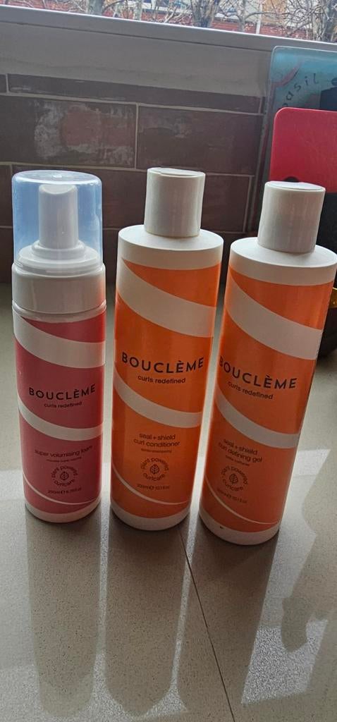 Bouclème Krulverzorgingsset: Foam, Conditioner & Gel, Sieraden, Tassen en Uiterlijk, Uiterlijk | Haarverzorging, Ophalen of Verzenden