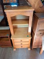 1 eiken nachtkastje  moet opzetstuk te koop. 1, Ophalen, Gebruikt, 65 cm of meer, 70 cm of meer