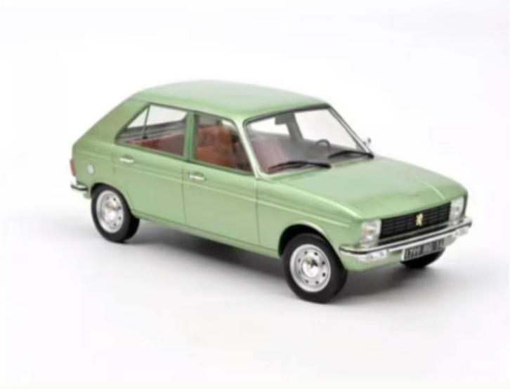 Peugeot 104 GL groen met.1977 lim.ed. 1/18 NOREV ref: 184901, Hobby en Vrije tijd, Modelauto's | 1:18, Nieuw, Auto, Norev, Verzenden