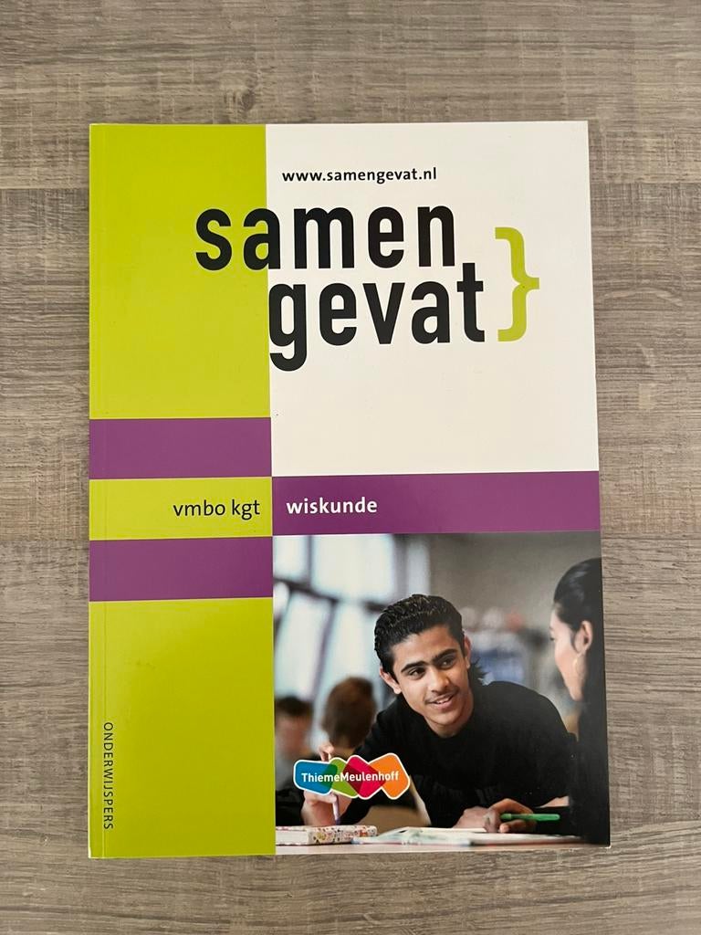Samengevat wiskunde - VMBO KGT, Ophalen of Verzenden, Zo goed als nieuw, VMBO
