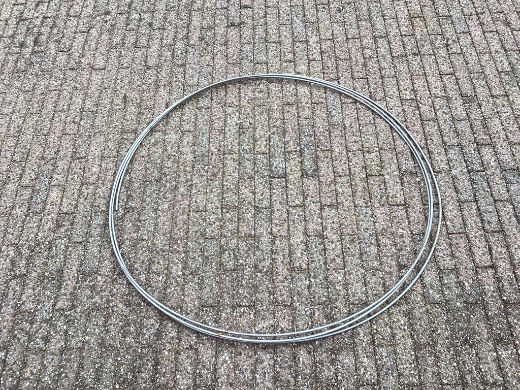 RVS BUIS 2.80 meter lang doorsnee 6,4 mm wanddikte 1,8mm.€30, Ophalen, 6 meter of meer, Overige typen, Zo goed als nieuw