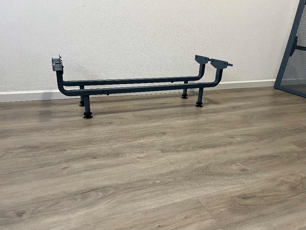 Originele Auping onderzetpoten, Huis en Inrichting, Slaapkamer | Bedden, Eenpersoons, Blauw, Ophalen of Verzenden, Metaal