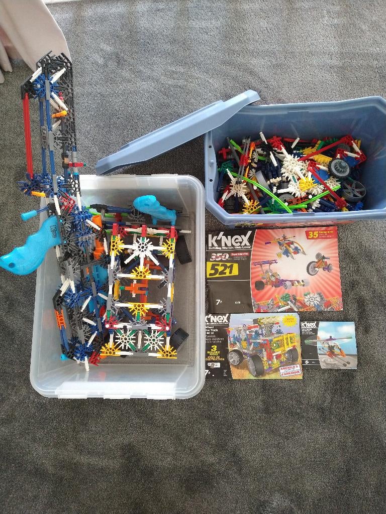 Drie Knex sets, Ophalen, Gebruikt, K'nex