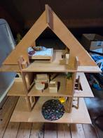 Poppenhuis met inrichting, Ophalen of Verzenden, Poppenhuis