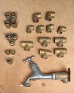 Diverse koperen soldeerfittingen en kraan voor drinkwater, Overige materialen, Gebruikt, Minder dan 20 mm, Overige typen