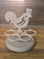 Gietijzeren eierhouder met haan, Ophalen of Verzenden