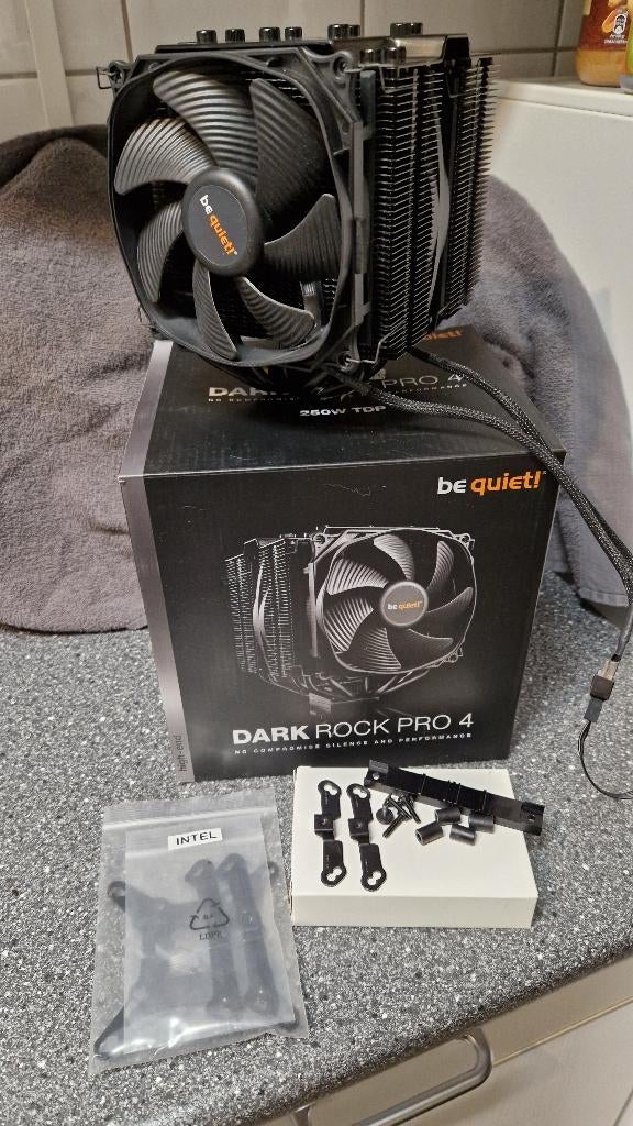 be quiet! Dark Rock Pro 4 met doos - nette staat - AMD/Intel, Ophalen, Gebruikt, Luchtkoeling