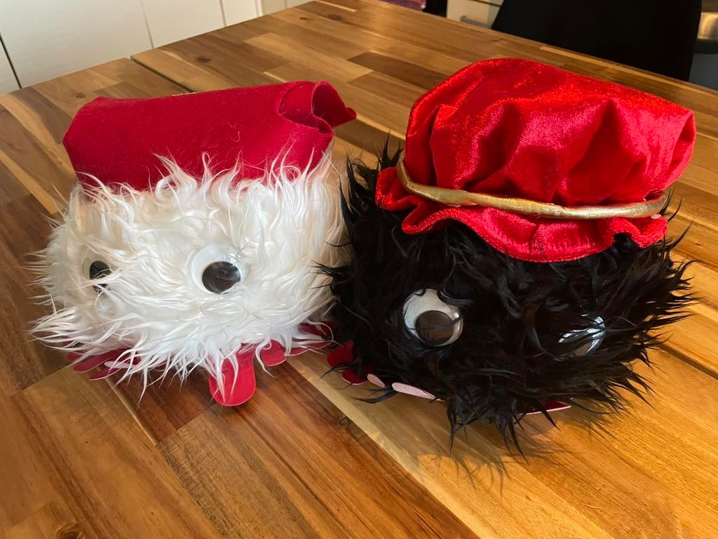 Grote Wuppies Sinterklaas / zwarte Piet, Diversen, Sinterklaas, Ophalen of Verzenden, Gebruikt