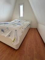Compleet Tweepersoonsbed 1.80 x 2.00 meter, Huis en Inrichting, Slaapkamer | Bedden, Ophalen, Overige materialen, Gebruikt, Wit