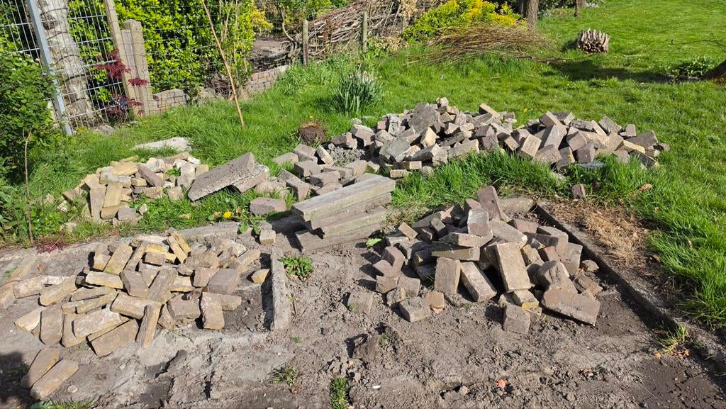 Mix van stenen, Doe-het-zelf en Verbouw, Metselstenen, Ophalen of Verzenden, Bakstenen