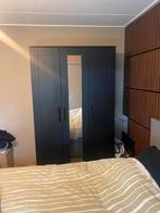 zwarte brimnes kledingkast, Ophalen, Met deur(en), 100 tot 150 cm, Zo goed als nieuw