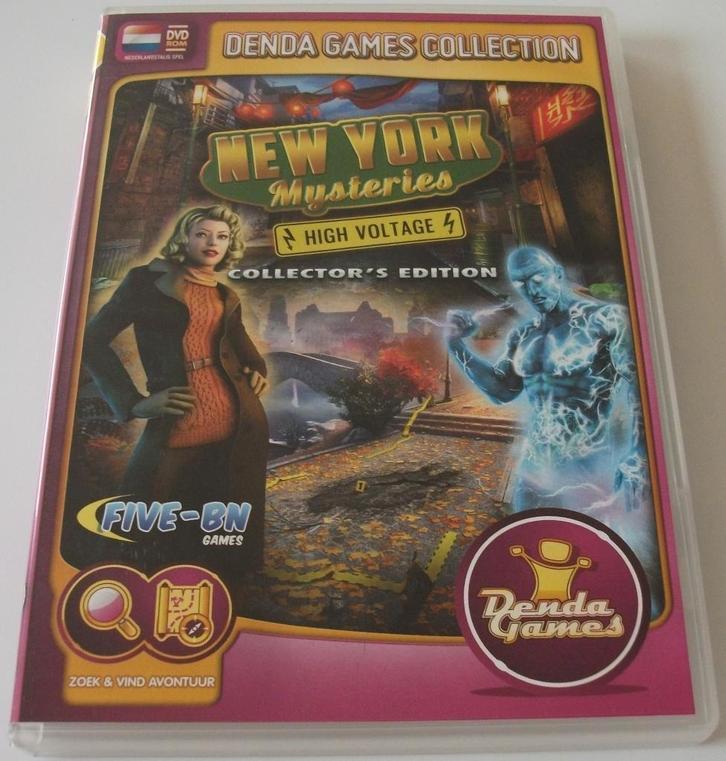 PC Game *** NEW YORK MYSTERIES 2 *** High Voltage, Spelcomputers en Games, Games | Pc, Zo goed als nieuw, Puzzel en Educatief