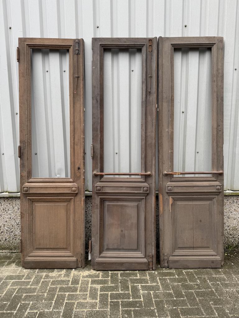 3 antieke eiken taatsdeuren of klapdeuren, Doe-het-zelf en Verbouw, Deuren en Horren, La belle porte, Jurgen.hoogenboezem@gmail.com
