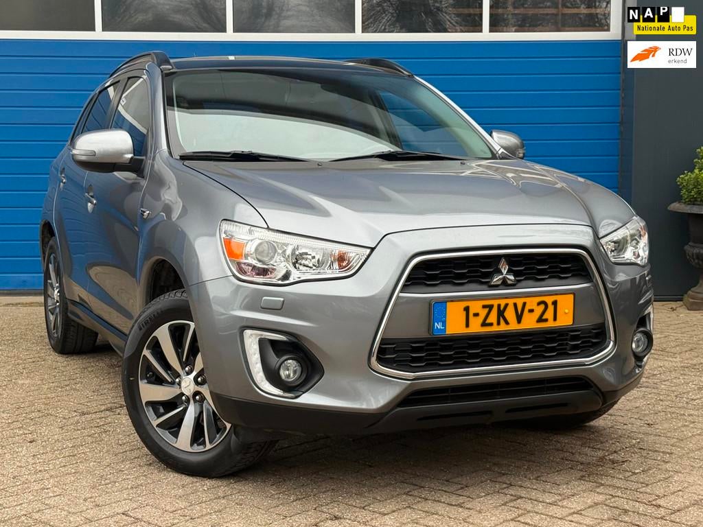 Mitsubishi ASX 1.6 Cleartec Intense+|Pano.Dak|1e Eig., Auto's, Voorwielaandrijving, Euro 5, Gebruikt, Zwart