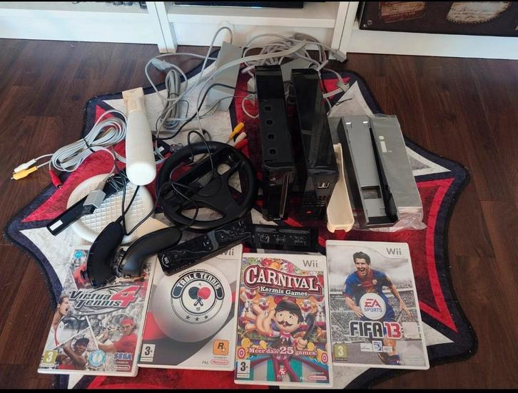 Nintendo Wii set, Spelcomputers en Games, Spelcomputers | Nintendo Wii, Ophalen of Verzenden