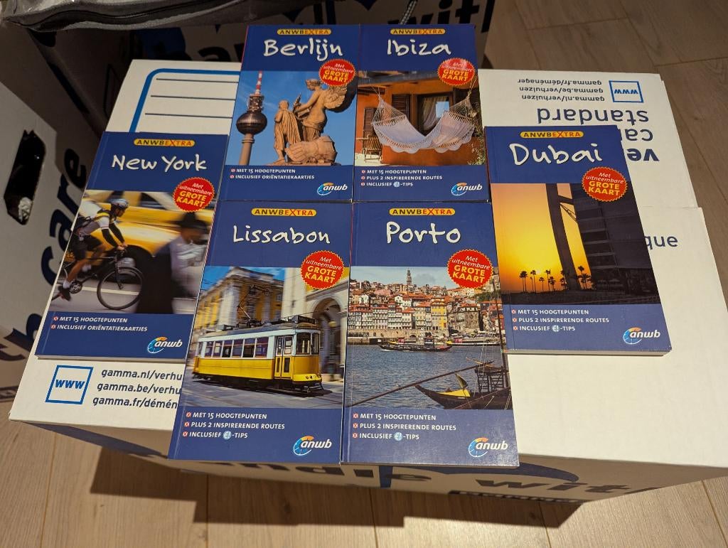 Diverse reisboeken, Boeken, Overige merken, ANWB, Europa, Nieuw