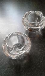 2 Waxinelichtjes, Ophalen of Verzenden, Zo goed als nieuw, Overige materialen, Minder dan 25 cm