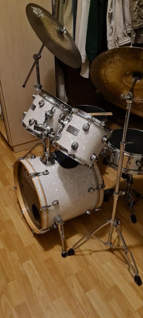 drumstel, Muziek en Instrumenten, Drumstellen en Slagwerk, Gebruikt, Overige merken, Ophalen