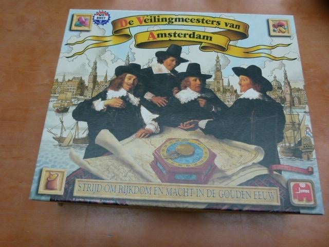 De Veilingmeesters van Amsterdam bordspel JUMBO, Hobby en Vrije tijd, Gezelschapsspellen | Bordspellen, Vijf spelers of meer, Ophalen of Verzenden
