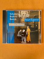 Schubert, Brahms, Bartók - Youri Egorov & Emmy Verhey CD, Cd's en Dvd's, Ophalen of Verzenden, Romantiek, Gebruikt, Kamermuziek