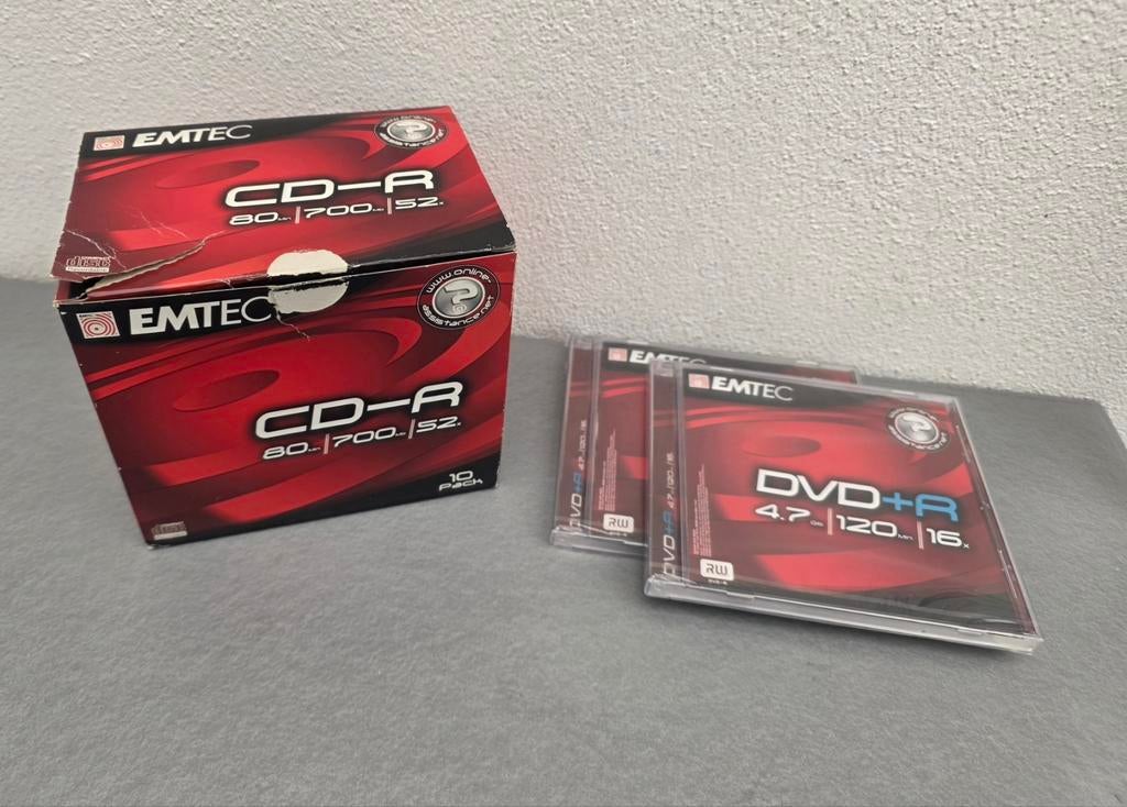 EMTEC CD-R en DVD+R discs, Ophalen of Verzenden, Nieuw