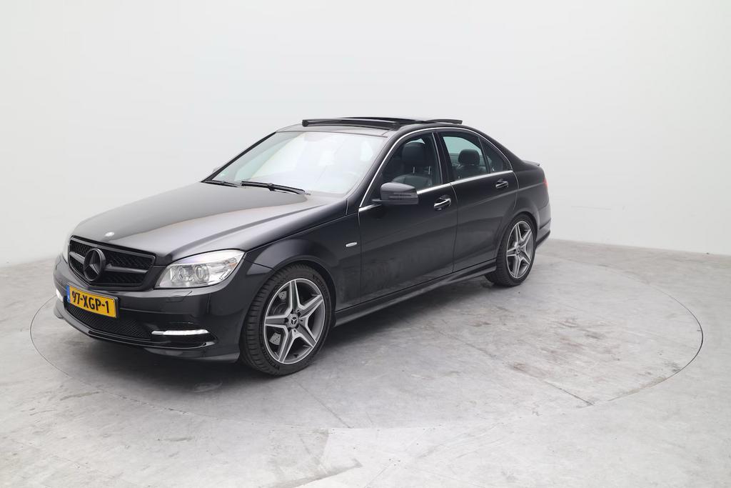 Mercedes-Benz C-Klasse w204 3.5 C350 Sedan AUT 4Matic, Automaat, 1800 kg, Zwart, Zwart