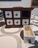 Apothekers kastje apotheek klein apothekerskast, Verzenden