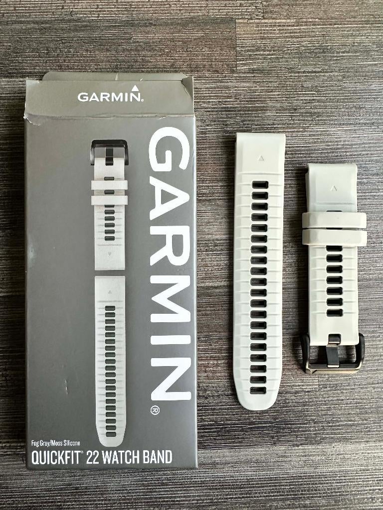 25114 Originele Nieuwe Garmin Quickfit horlogeband 22mm, Garmin Nederland BV, GARMIN, https://support.garmin.com/nl-NL/, Wit