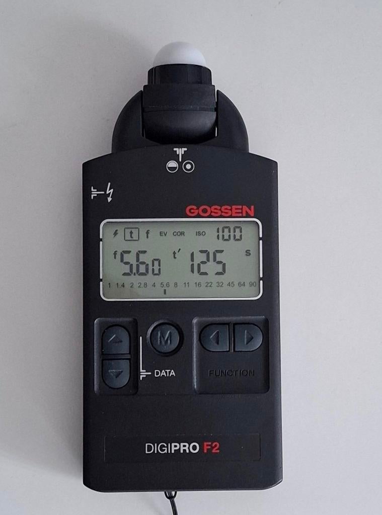 Nieuwstaat Gossen Digipro F2 Lichtmeter Flitsmeter, Ophalen of Verzenden, Zo goed als nieuw