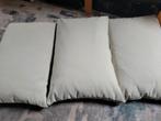 3x Ikea beige Hallo rugkussens, Tuin en Terras, Ophalen