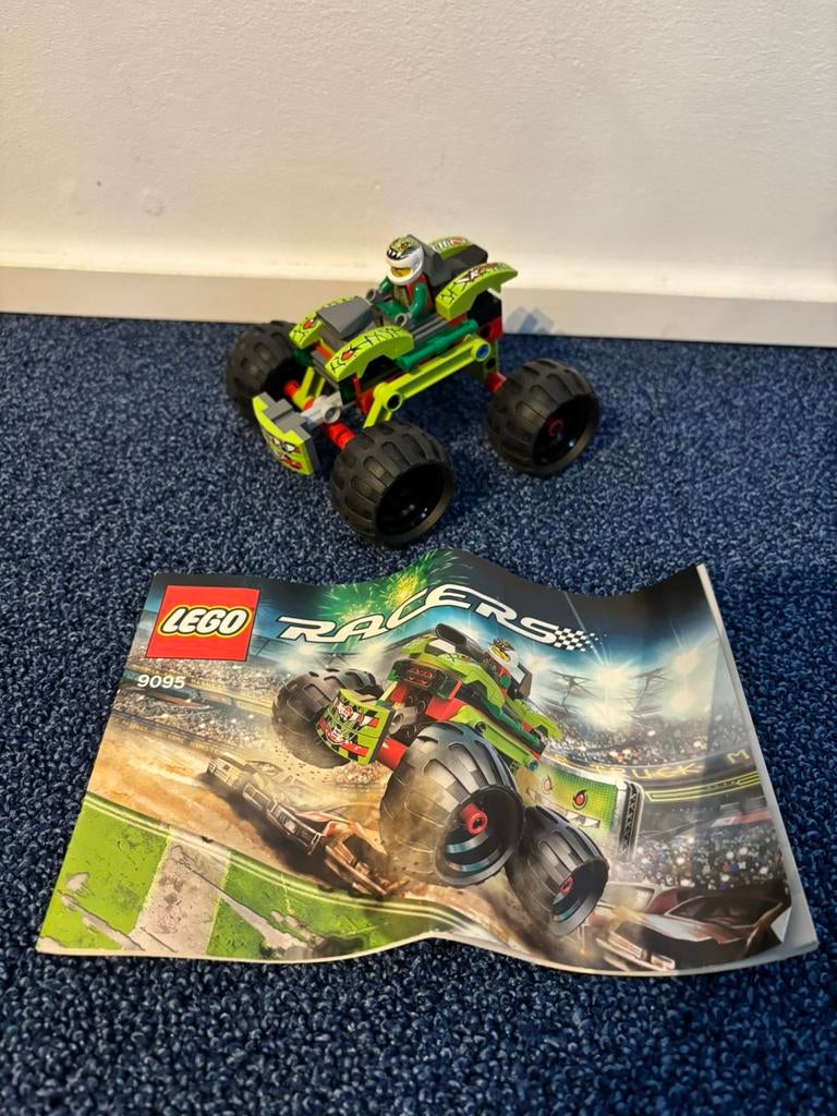 Lego Racers 9095 compleet, Lego, Ophalen of Verzenden, Zo goed als nieuw, Racers