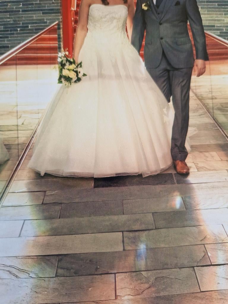 Trouwjurk Sincerity maat 42 ivoor, Kleding | Dames, Ophalen, Trouwjurk, Overige kleuren, Sincerity